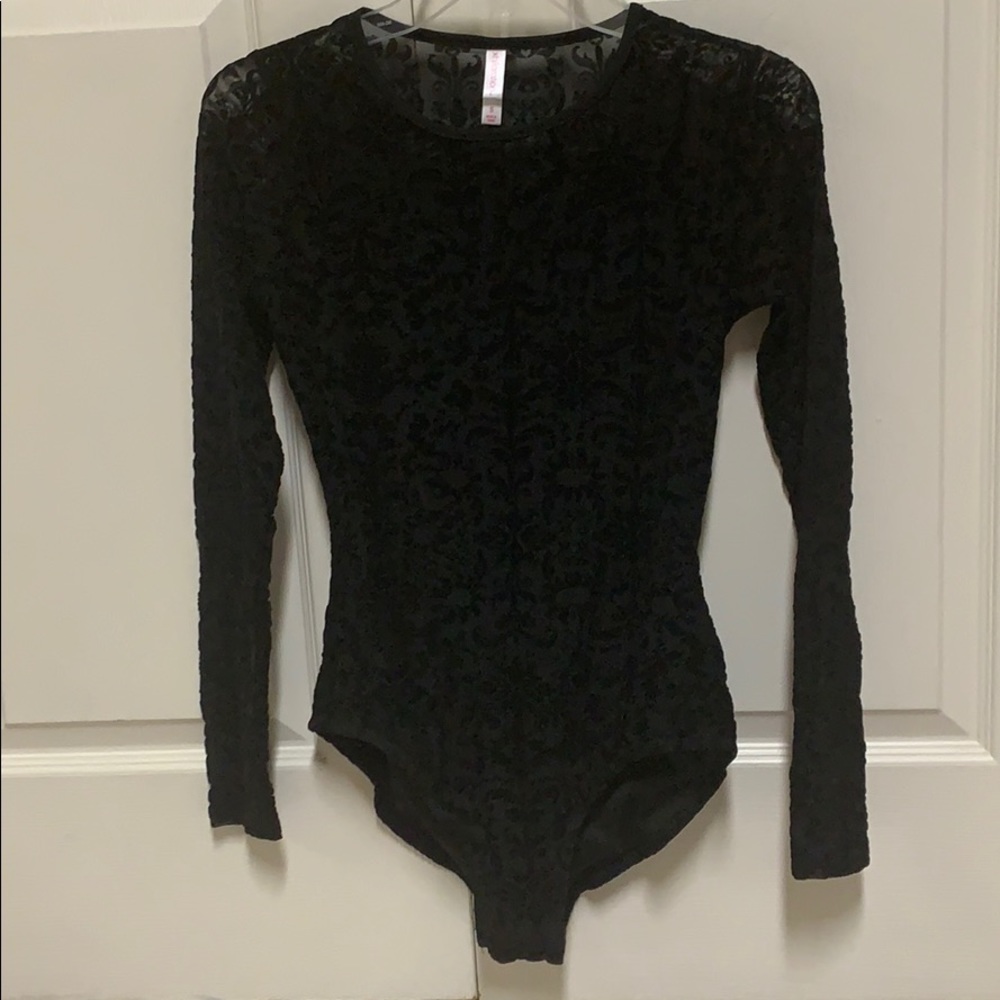 Xhilaration Black Body Suit